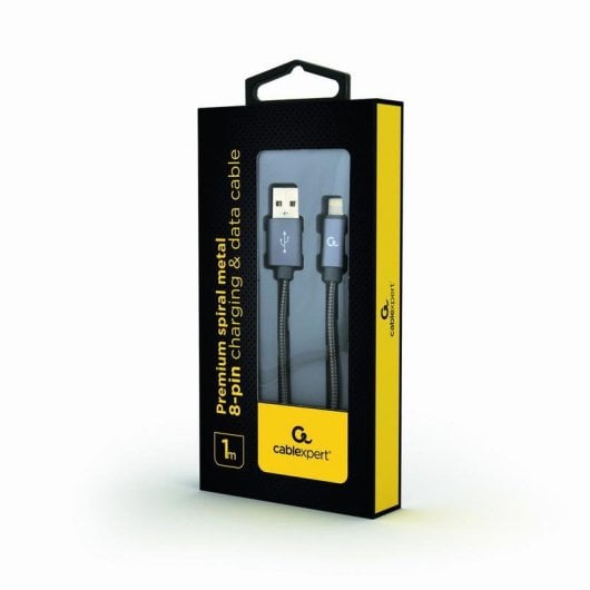 Cavo Lightning Cablexpert CC-USB2S-AMLM-1M-BG 8 m USB A Grigio