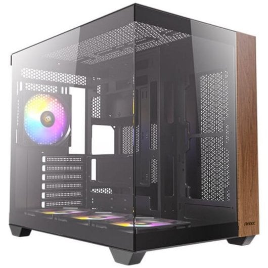 Case Antec CX800 Midi Tower Vetro Temperato RGB Gaming Nero Legno ATX