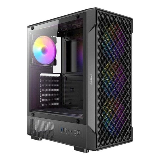 Boîtier Antec VX-310 ARGB Midi Tower verre trempé 4 ventilateurs ARGB