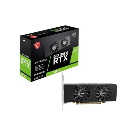 Scheda Grafica MSI GeForce RTX 3050 LP E 6G OC 6GB GDDR6