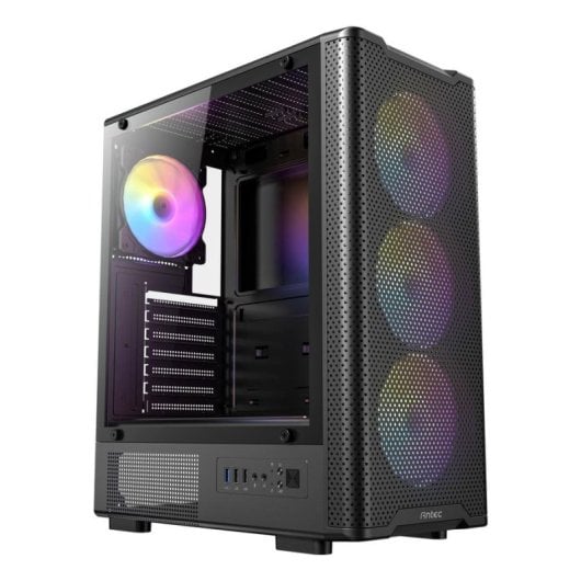 Boîtier Antec VX-320 ARGB Midi Tower ATX Verre trempé RGB Noir