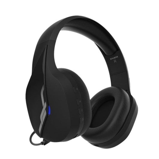 Auricolari Zalman HPS700 wireless gaming Bluetooth Virtual 7.1 Surround microfono nero