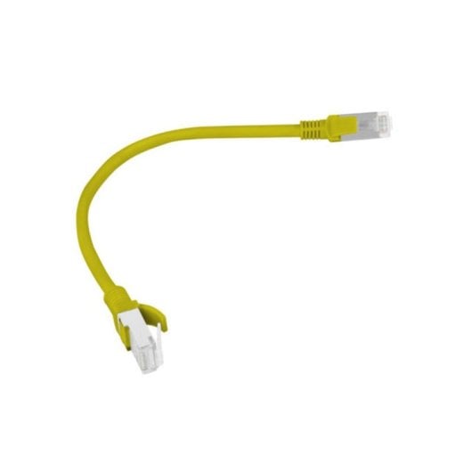 Cabo de rede Lanberg PCU6-10CC-0025-Y Cat6 0,25 m amarelo UTP RJ-45