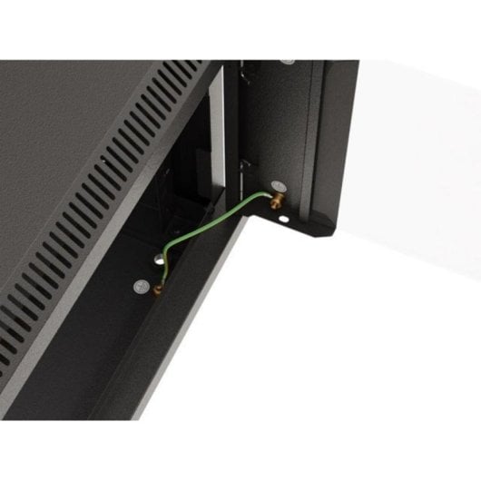 Armário Rack Lanberg WF03-5306-10B parede 6U porta vidro 60 kg preto