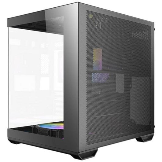 Boîtier Antec 0-761345-10217-9 Mini Tower Verre trempé ITX mATX USB-C Noir