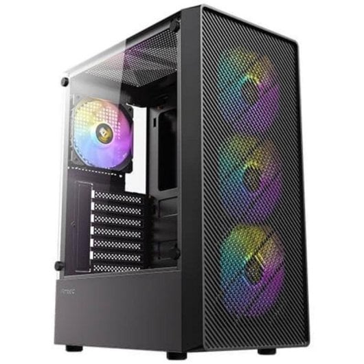 Caixa PC Antec AX26 RGB Elite Mid-Tower Vidro Temperado 4x120mm RGB Preta