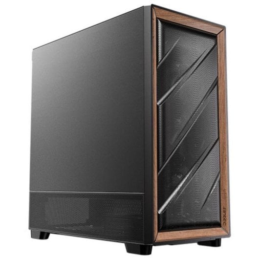 Caixa PC Antec FLUX SE Midi Tower Preto Madeira Vidro Temperado Gaming