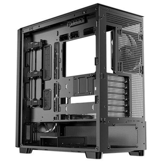 Caixa PC Antec FLUX SE Midi Tower Preto Madeira Vidro Temperado Gaming