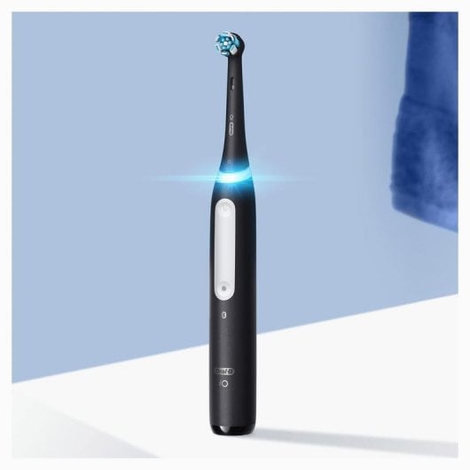 Spazzolino elettrico Oral-B iO 4S Nero Bluetooth 4 Modalità Sensore Pressione