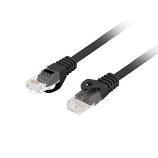 Cabo de rede Lanberg PCU6-10CU-0025-BK Cat6 0,25 m F/UTP preto