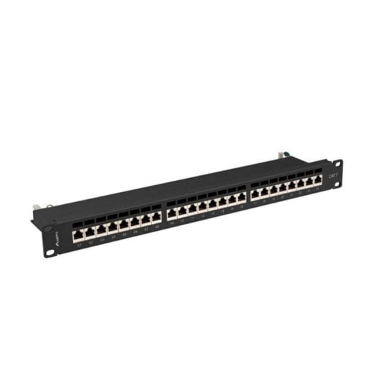 Pannello di patch Lanberg PPS7-1024-B Cat7 24 Porte Rack 1U
