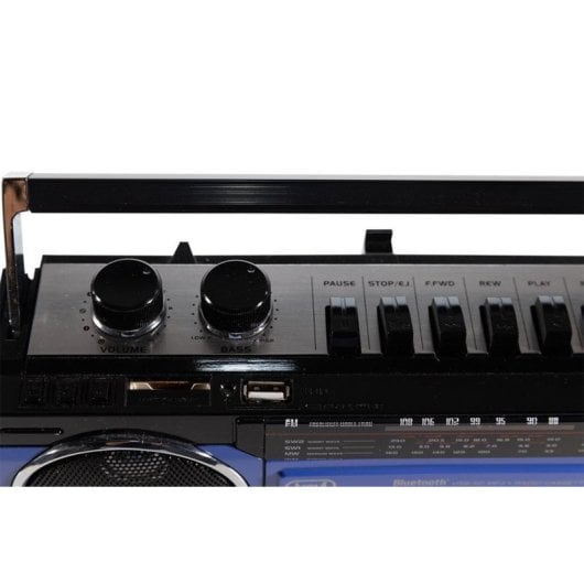 Radio Trevi RR 501 BT FM MW SW Bluetooth USB SD Altoparlanti 2 Blu Nero