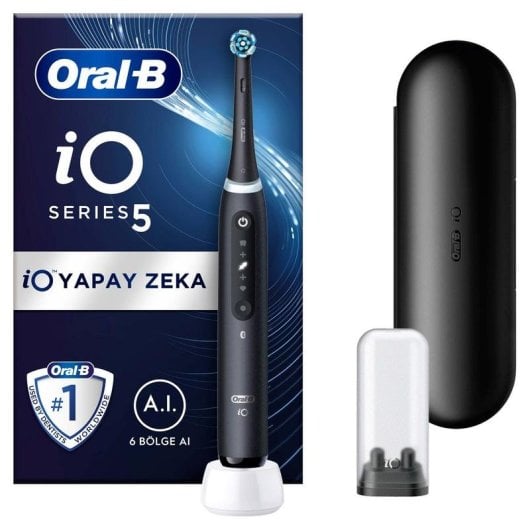 Spazzolino elettrico Oral-B iO 5 Nero 5 Modalità Bluetooth Sensore Pressione
