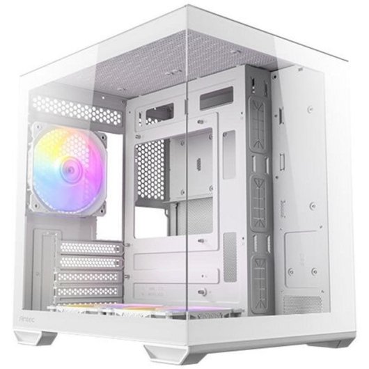 Gehäuse Antec CX60M ARGB White Mini Tower ITX Glasfront Weiß