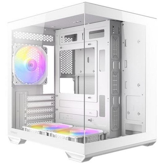 Gehäuse Antec CX60M ARGB White Mini Tower ITX Glasfront Weiß