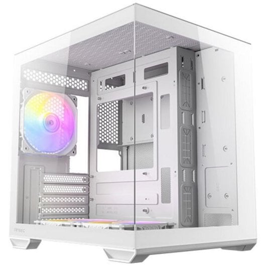 Boîtier Antec CX60M ARGB White Mini Tower ITX micro ATX Verre Trempé Blanc