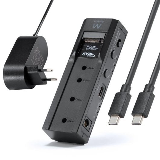 Caja para disco Ewent EW7065 2.5/3.5 pulgadas ABS Negro USB 3.2 UASP