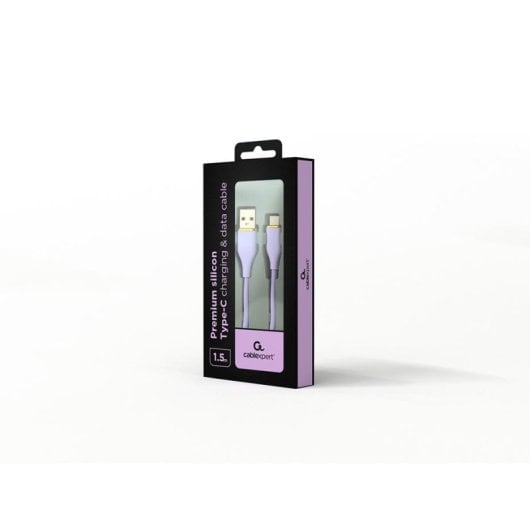Cavo USB Gembird CC-USB2S-AMCM-1.5M-P 1,5m USB A USB C Silicone Viola