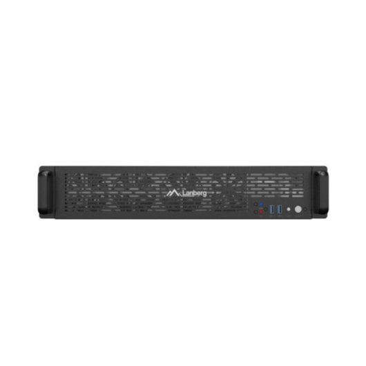 Chassis Rack Lanberg SC01-6502-12B 2U Preto 7 Ventiladores PWM USB 3.0