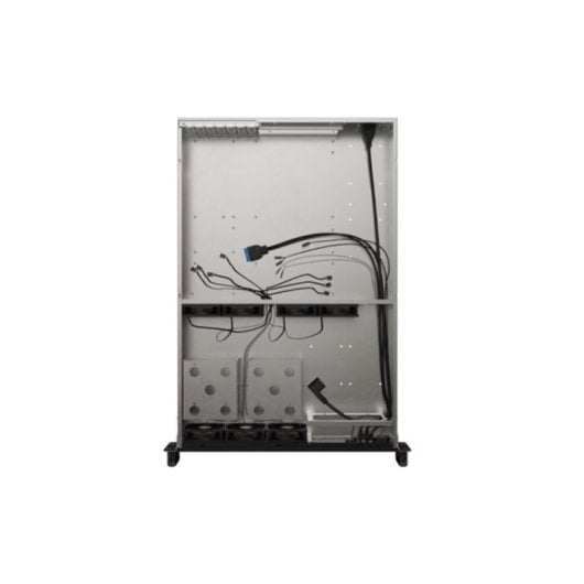 Chassis Rack Lanberg SC01-6502-12B 2U Preto 7 Ventiladores PWM USB 3.0