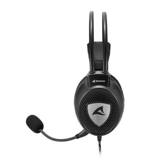 Auricolari Sharkoon SKILLER SGH10 con cavo Jack 3,5 mm Gaming Microfono removibile Nero