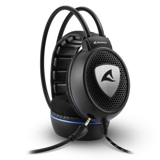 Auricolari Sharkoon SKILLER SGH10 con cavo Jack 3,5 mm Gaming Microfono removibile Nero