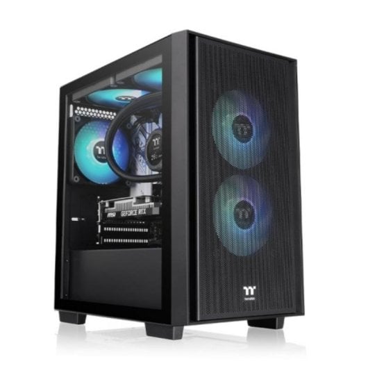 Case Thermaltake Versa H16 TG ARGB Micro Tower Vetro Temperato Nero ARGB