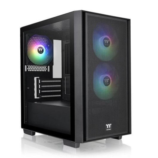 Case Thermaltake Versa H16 TG ARGB Micro Tower Vetro Temperato Nero ARGB