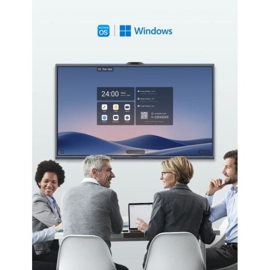 Pizarra blanca interactiva Maxhub V8650 86" 4K Ultra HD multitáctil gris