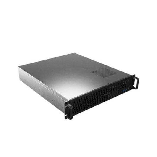 Chassis Rack Lanberg SC01-5202-12B 2U Preto 3 Ventoinhas USB 3.0 Compatibilidade ATX/ITX