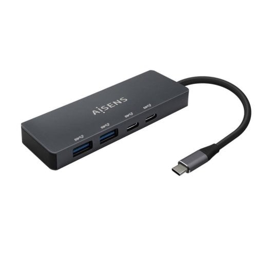Hub AISENS 4 porte USB 3.2 Gen1 5Gbps modello USB-C/M vers. 2xUSB-C/H 2xUSB-A/H 15cm