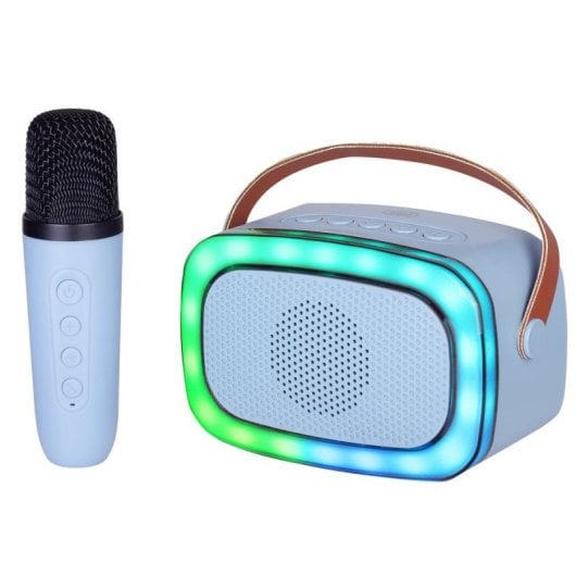 Altavoces Trevi Portátiles Bluetooth 10W USB-C batería LED y micro
