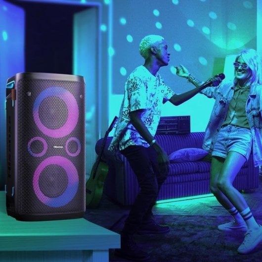 Altavoces Hisense Party Storm sans fil 300 W avec bluetooth et batterie 15 h