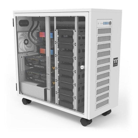 Caja Thermaltake AX700 TG Torre Blanca Vidrio Templado ATX/EATX/XL-ATX