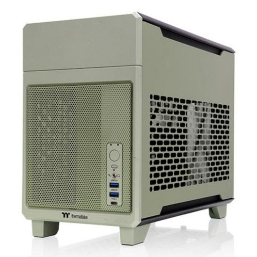 Case Thermaltake TR100 Mini Tower Verde Mini-ITX SPCC Acciaio SFX
