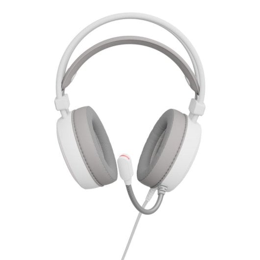 Auriculaires Genesis Neon 613 G2 filaires Jack 3,5 mm/USB pour gaming, rétroéclairage RGB, blanc