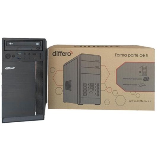 Differo V15 Intel Core i3-12100 8GB 500GB SSD NVMe Mini Tower