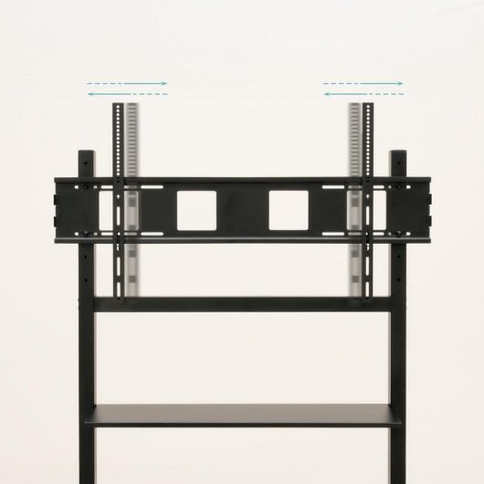 Supporto TV TooQ Optimus regolabile con ruote 60-105 pollici 120 kg Nero