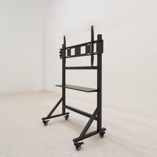 Supporto TV TooQ Optimus regolabile con ruote 60-105 pollici 120 kg Nero