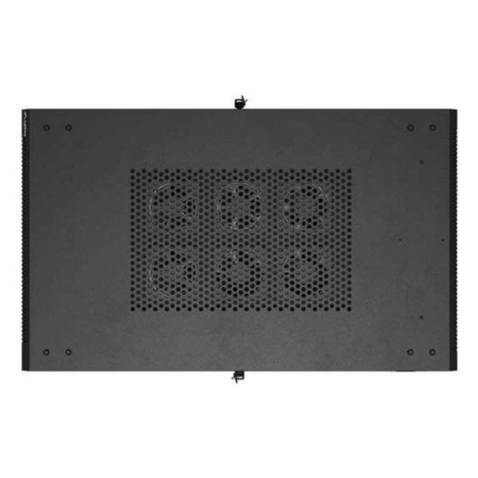 Armário Rack Lanberg FF01-6022-23B 22U 800 kg Porta Perfurada 6 Ventoinhas Preto