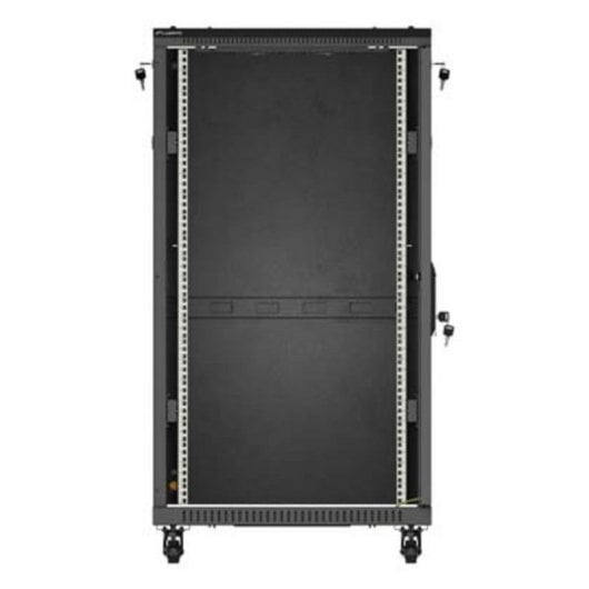 Armário rack Lanberg FF01-6222-12B 22U 800kg Vidro Têmperado Preto 1200mm