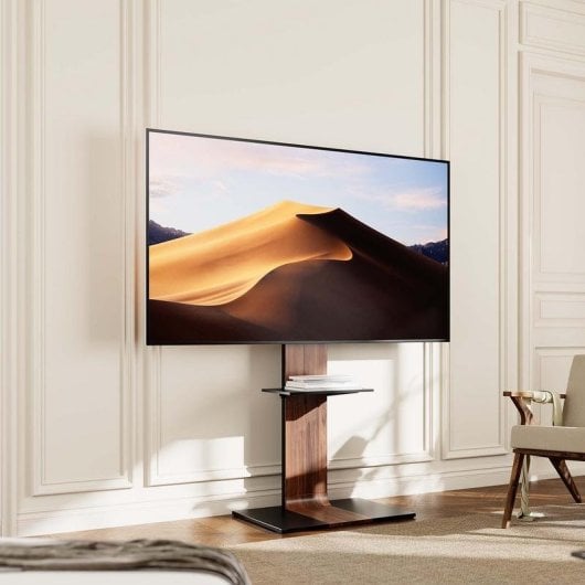 Aisens FS21TSR-1840 Suporte Multimédia para TV 37-86" com Bandeja e Gestão de Cabos Aço