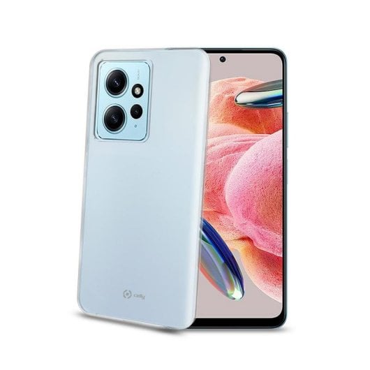 Funda pour mobile Celly GELSKIN Cover TPU Transparente Résistante pour Redmi Note 12 4G