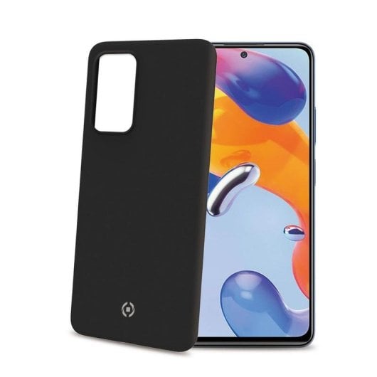 Funda per smartphone Celly Cromo Cover TPU Nero protezione antigraffio per Redmi Note 11 Pro