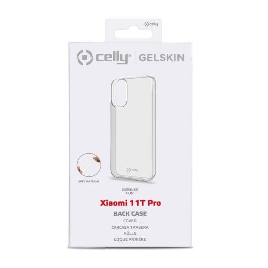 Funda para móvil Celly GELSKIN982 Funda TPU Transparente Antichoc para XIAOMI 11T PRO
