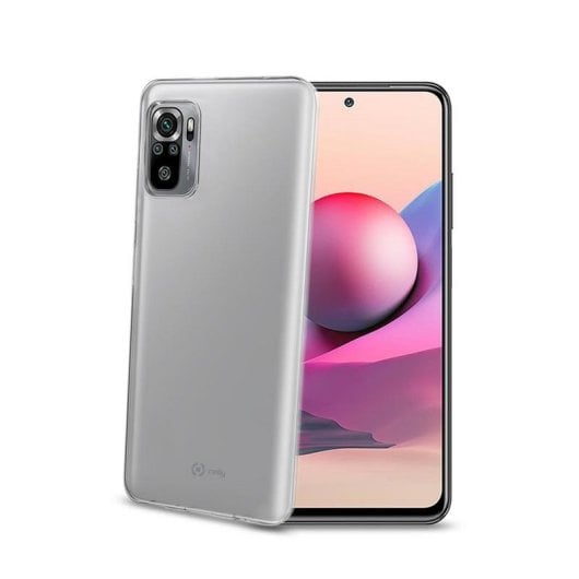 Funda per cellulare Celly GELSKIN957 Cover TPU Trasparente Resistente per Xiaomi Redmi Note 10S