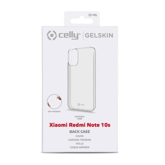 Funda per cellulare Celly GELSKIN957 Cover TPU Trasparente Resistente per Xiaomi Redmi Note 10S
