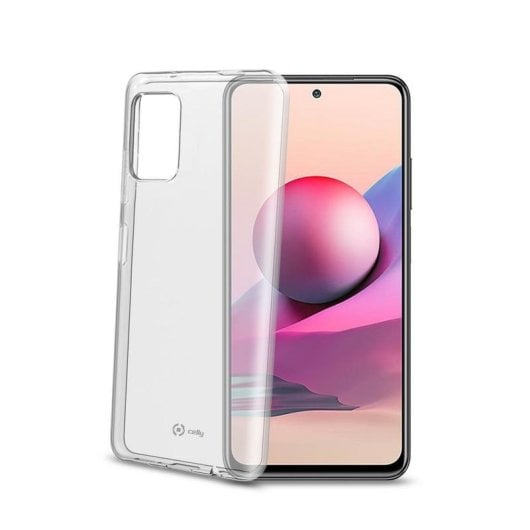 Funda per cellulare Celly GELSKIN957 Cover TPU Trasparente Resistente per Xiaomi Redmi Note 10S