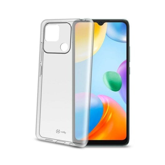Funda per cellulare Celly GELSKIN Cover TPU Trasparente Resistente per Xiaomi Redmi 10C