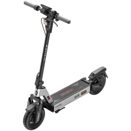 E-Scooter Navee G5 400W Reichweite 45km 10" schlauchlose Reifen Dualbremse Schwarz Silber
